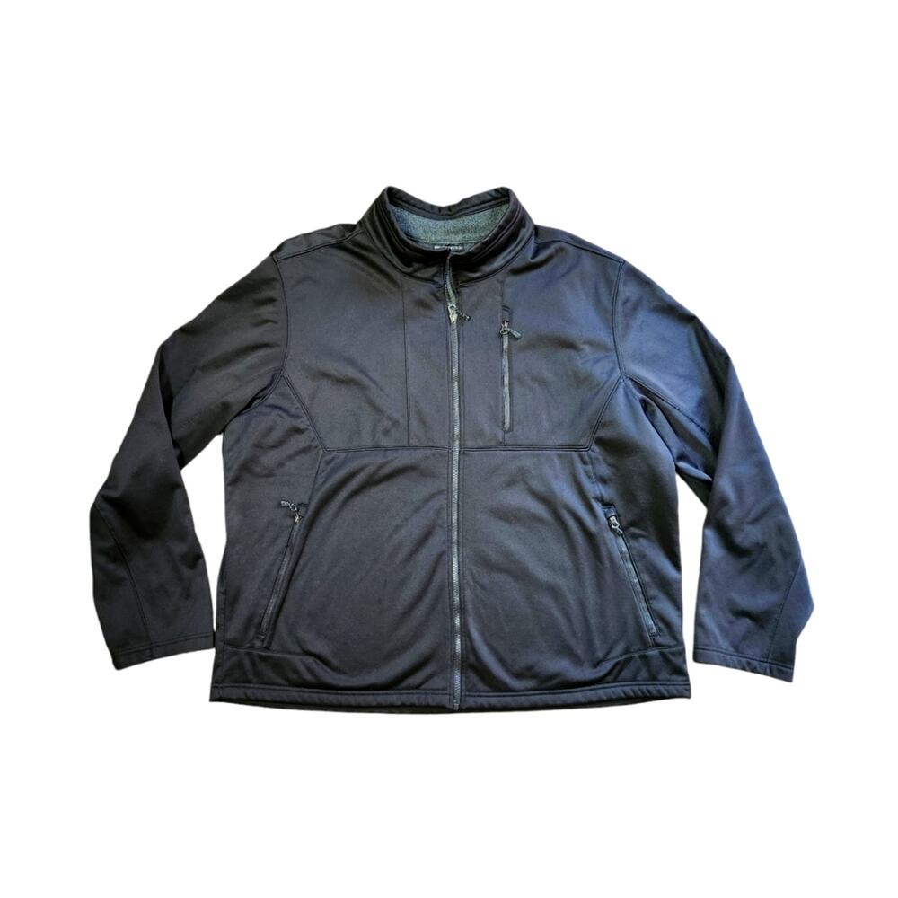 Swiss Tech softshell jacket men's black size XXL